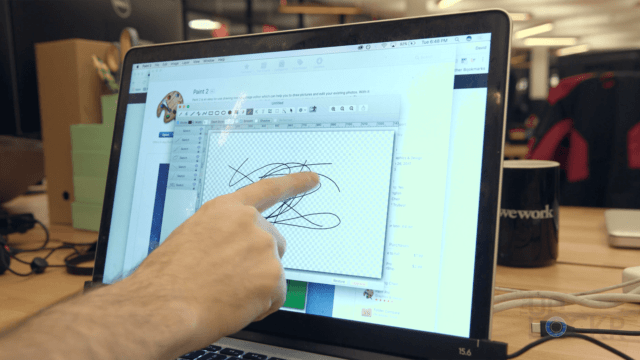 Touchscreen on Mac
